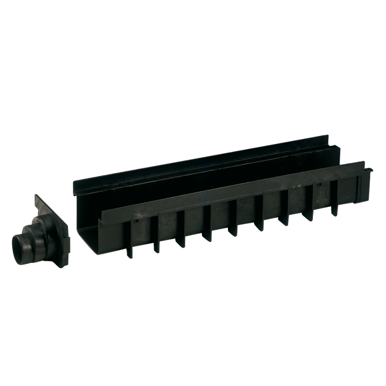 Black modular channel “SPECIAL” type 130 X 500 mm
