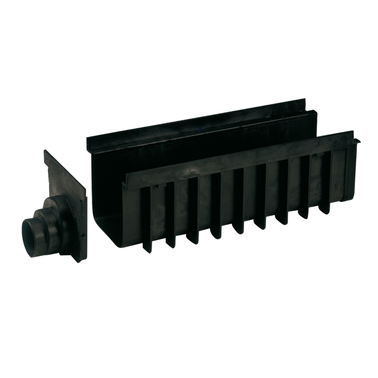 Black modular channel “SPECIAL” type 200 X 500 mm