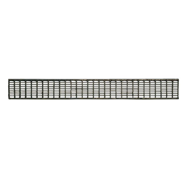 Galvanized grating for modular channel 130 x 1000 mm with 33 x 11mm mesh - class B125 