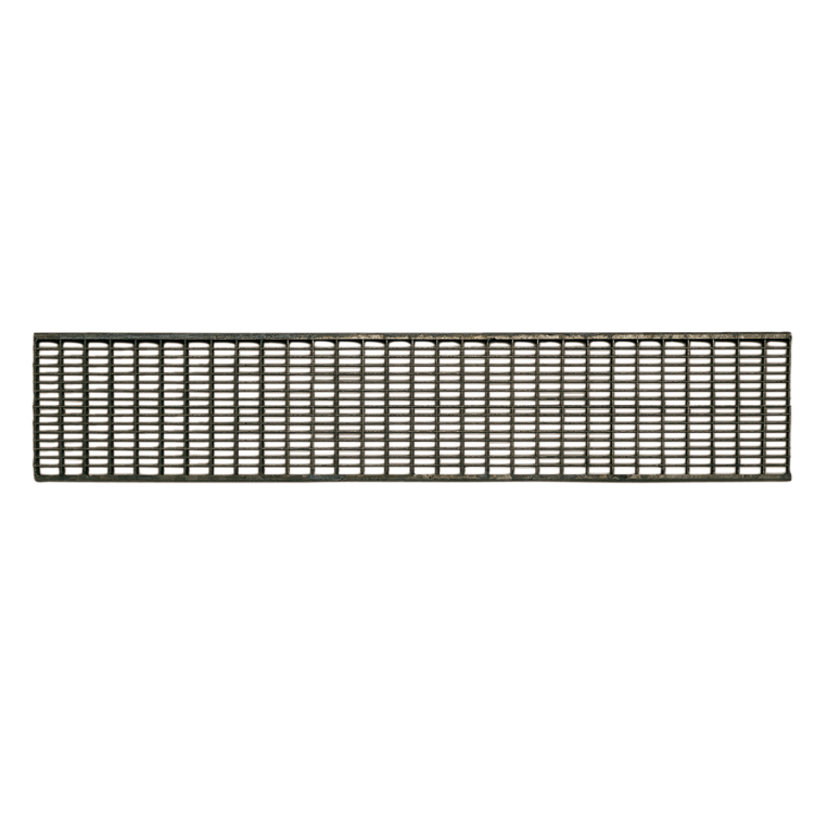 Galvanized grating for modular channel 200 x 1000 mm with 33 x 11mm mesh - class B125 